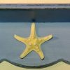 Shabby Blue Starfish Shelf Seaside Decor Sold