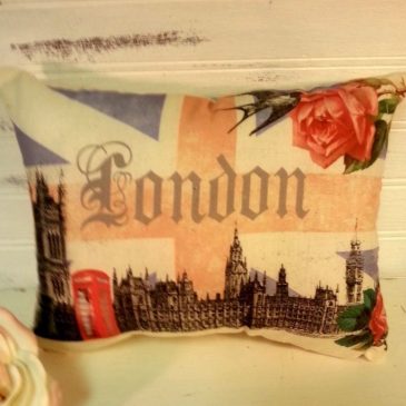 Handmade Union Jack London Pillow