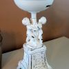 Painted Brass Cherub Angel Hollywood Regency Table Lamp Cottage Inspired Decor