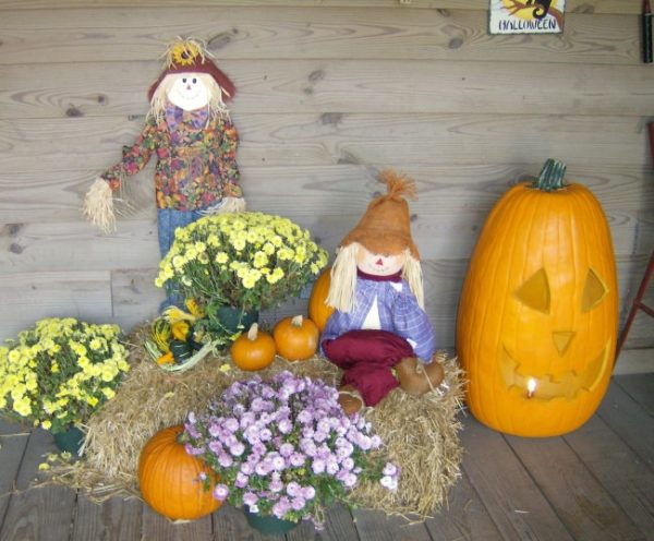 Country Scarecrow Vignette Mike's Farm