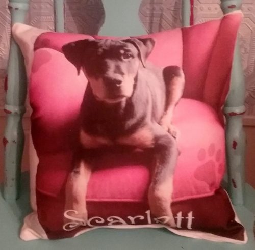Personalized Pet Photo Gift Throw Pillow