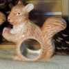 Cute Squirrel Napkin Rings Napkin Holders Woodland Decor