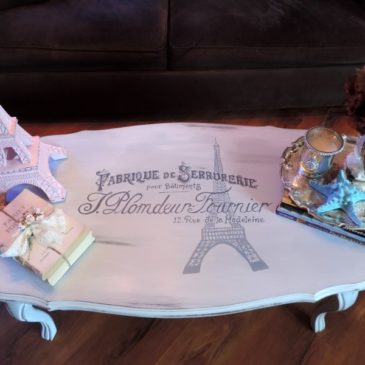 A Paris Inspired French Provincial Coffee Table Makeover