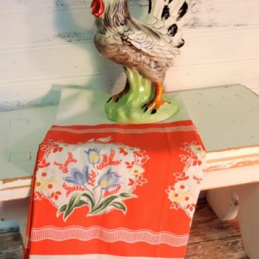 Decorative Retro Vintage Kitchen Towel