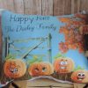 Personalized Pumpkin Patch Family Pillow Fall Decor