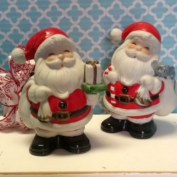 Vintage Homco Santa Claus Banks