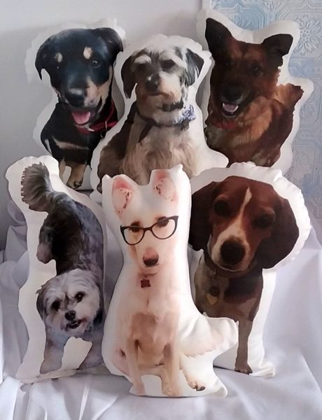 Custom Made Pet Photo Pillow, Pet Portrait Pillow