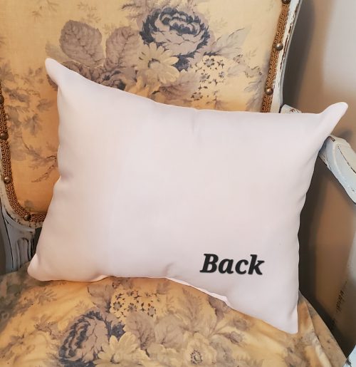 Back Of Pillow