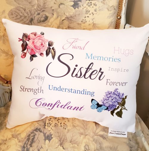 Sentimental Sister Gift Pillow, Special Gift For A Sister
