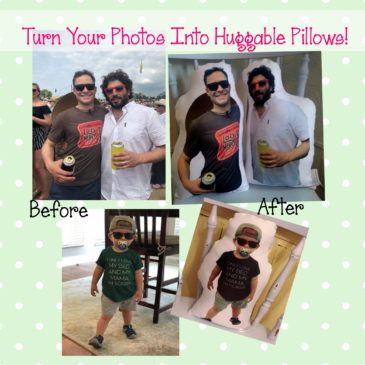 Huggable Personalized Person Shaped Photo Pillow
