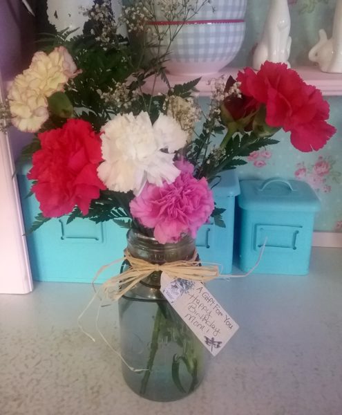 Simple Gifts Mason Jar Floral Arrangement