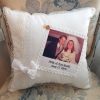 Embellished Memory Pillow with Photo and Patch