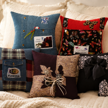 Huggable Memory Pillow Made From Loved One’s Clothing