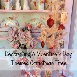 Decorating A Valentine's Day Themed Christmas Tree