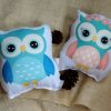 Cute Handmade Personalized Owl Gift Pillow For Kids Custom Made and Personalized Goods
