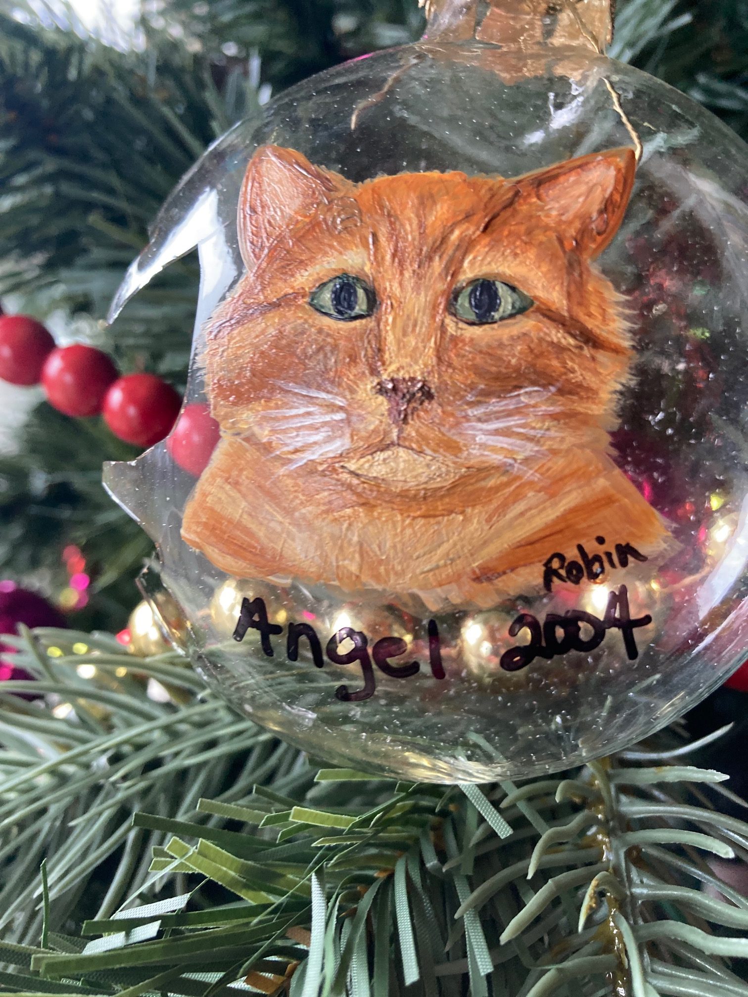 Replacement Cat Face Ornament