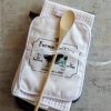 French Farmhouse Animal Kitchen Towel and Pot Holder Set For The Kitchen