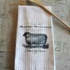 French Farmhouse Animal Kitchen Towel Housewarming or Bridal Shower Gift