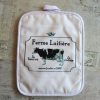 French Farmhouse Animal Kitchen Towel and Pot Holder Set, Housewarming or Bridal Shower Gift