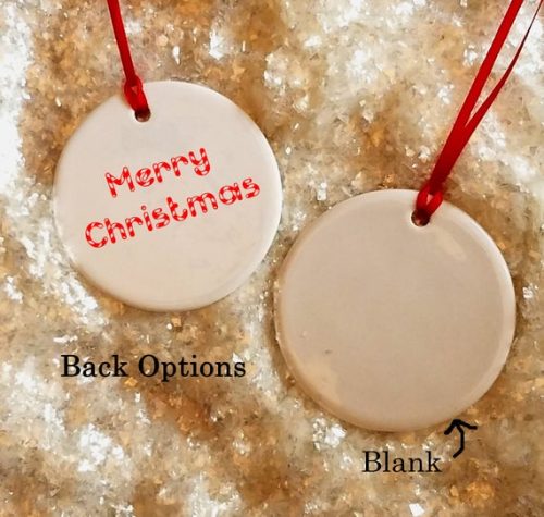 Personalized Snowman Couple Keepsake Christmas Tree Ornament Custom Christmas Ornaments