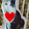 Personalized Huggable Valentine Pet Photo Pillow Custom Made and Personalized Goods
