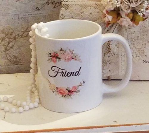 Beautiful Sentimental Friend Gift Coffee Mug Coaster Sets and Mugs