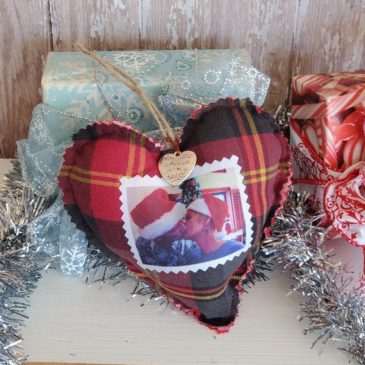 Keepsake Memory Christmas Ornament Made From Loved Ones Clothing
