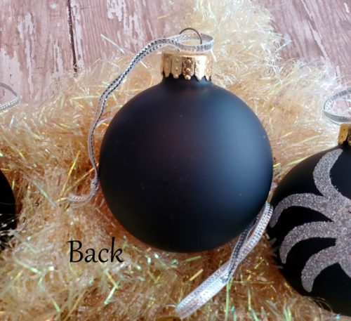 Hand Painted Spider Halloween Tree Glass Ball Ornaments Halloween & Fall