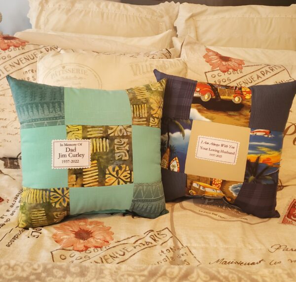 PATCHWORK MEMORY PILLOW