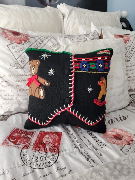 Christmas Sweater Memory Pillow