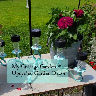 Creative Upcycled Garden Decor Inspiration & My Cottage Garden
