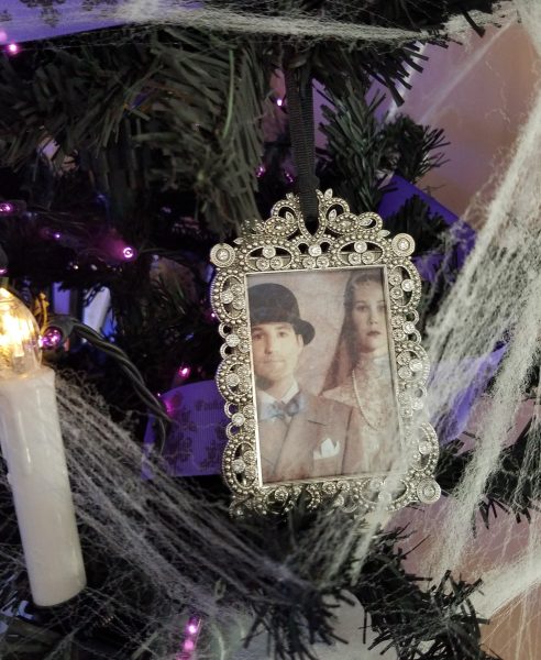 Disney's Haunted Mansion Inspired Halloween Christmas Tree Photo Ornaments