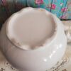 Antique Victorian White Ornate Chamber Pot bottom