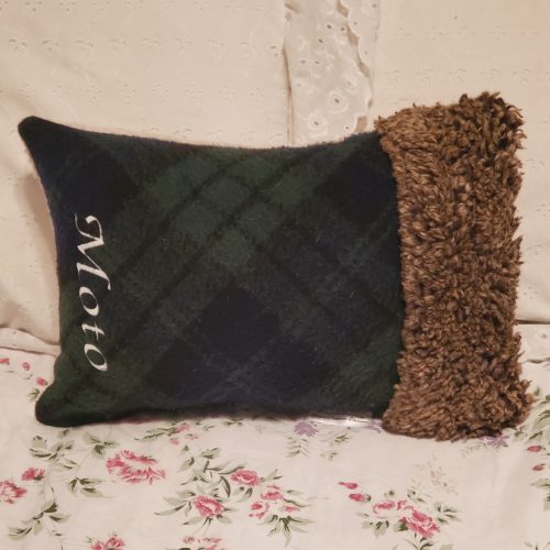 memory pillow made from dog coat