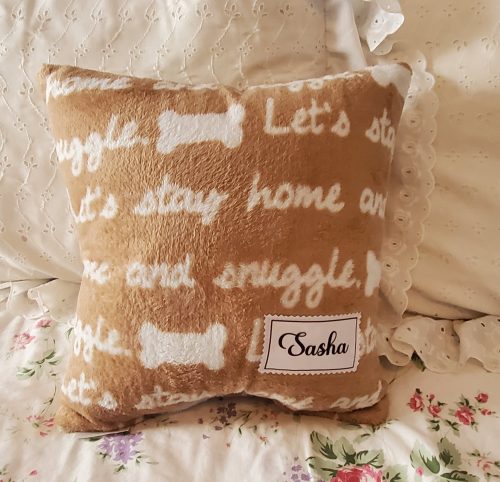 Memory Pillow Made From Dog Blanket