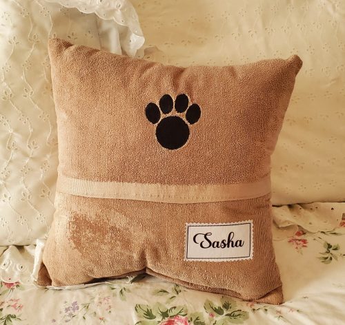 Memory Pillow Made From Dogs Blanket