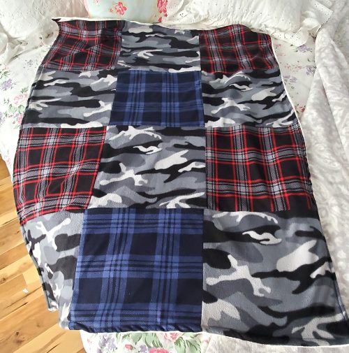 Memory Blanket Made From Loved Ones Clothing