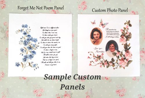 Custom Memory Blanket Panels Samples