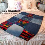 keepsake patchwork memory quilt blanket made from loved ones clothing