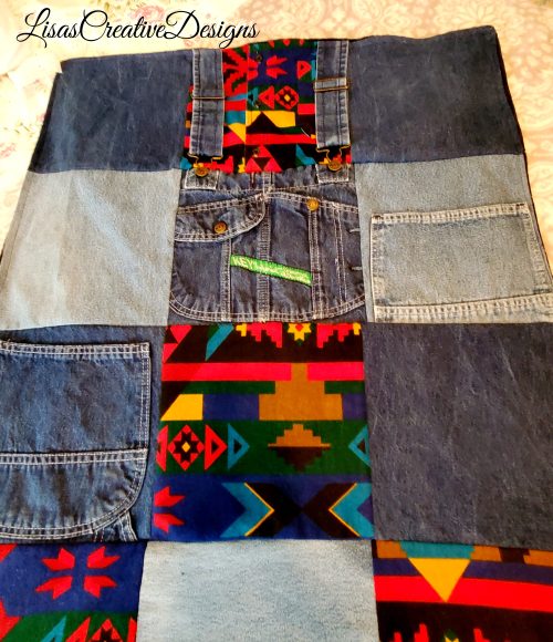 keepsake patchwork memory quilt blanket made from loved ones clothing