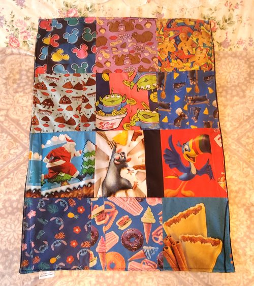 memory blanket made from loved ones clothing