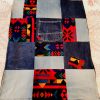 patchwork memory quilt blanket made from loved ones clothing
