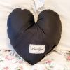 Heart Shaped memory Pillow With Personalized Patch