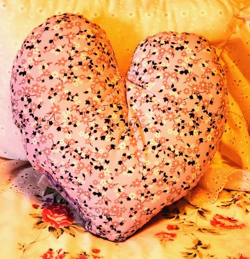 Simple Heart Shaped memory Pillow