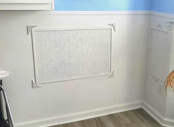 Dining Room To Home Library Makeover Decorative Wall Panel