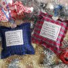 Square Memory Ornaments Made From Loved Ones Clothing