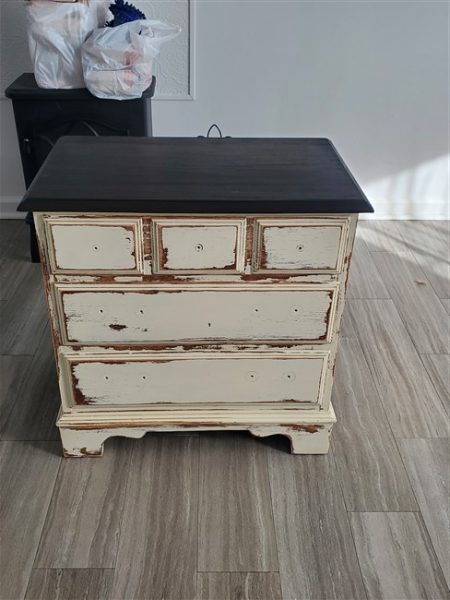 Thrifted End Table