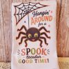 retro kitsch spider halloween decor bundle spider towel
